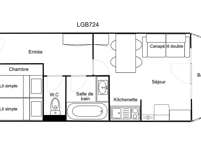 Lejlighed Confortable 2 Pieces, Skis Aux Pieds, Proche Commerces - Fr-1-182a-23